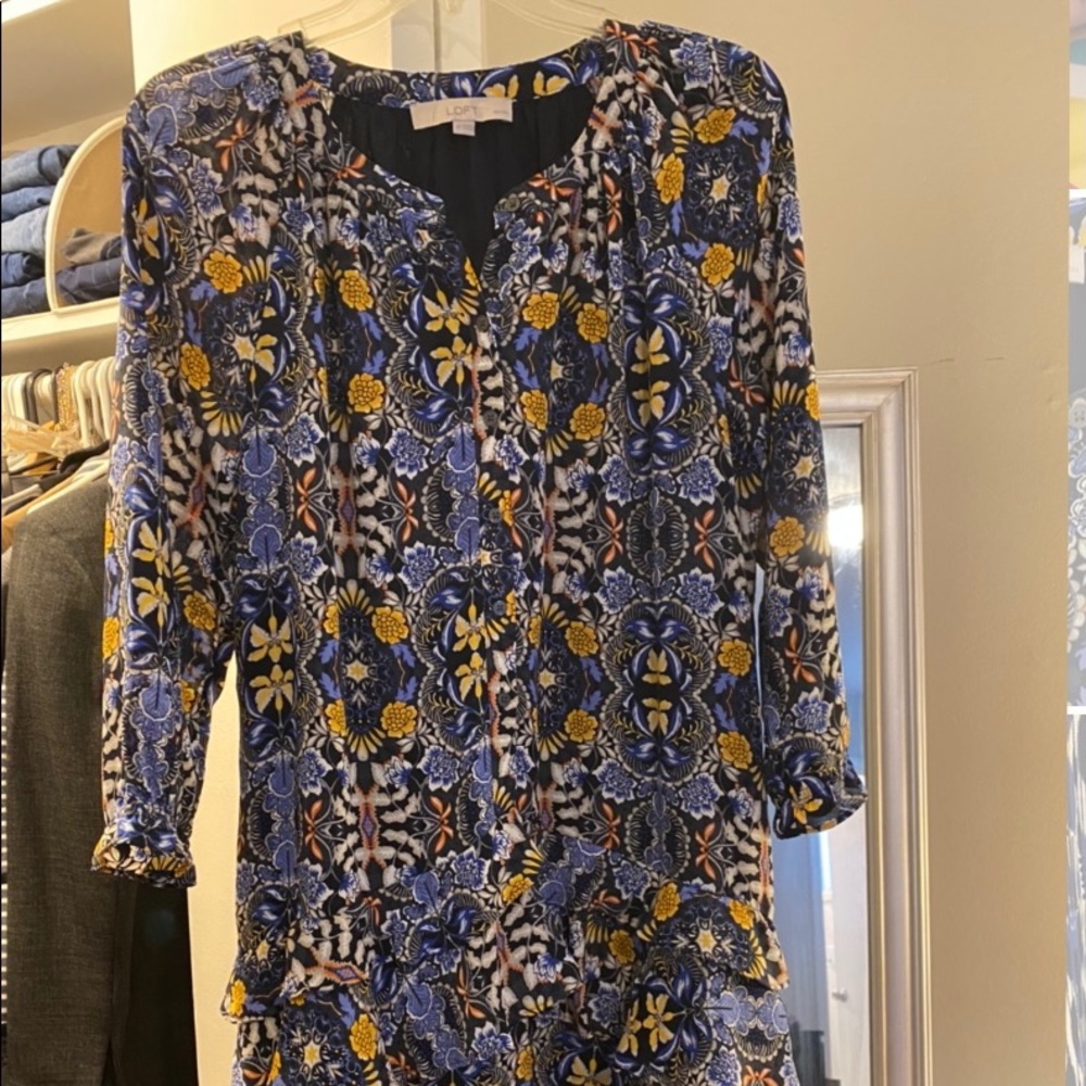 Loft Paisley Dress